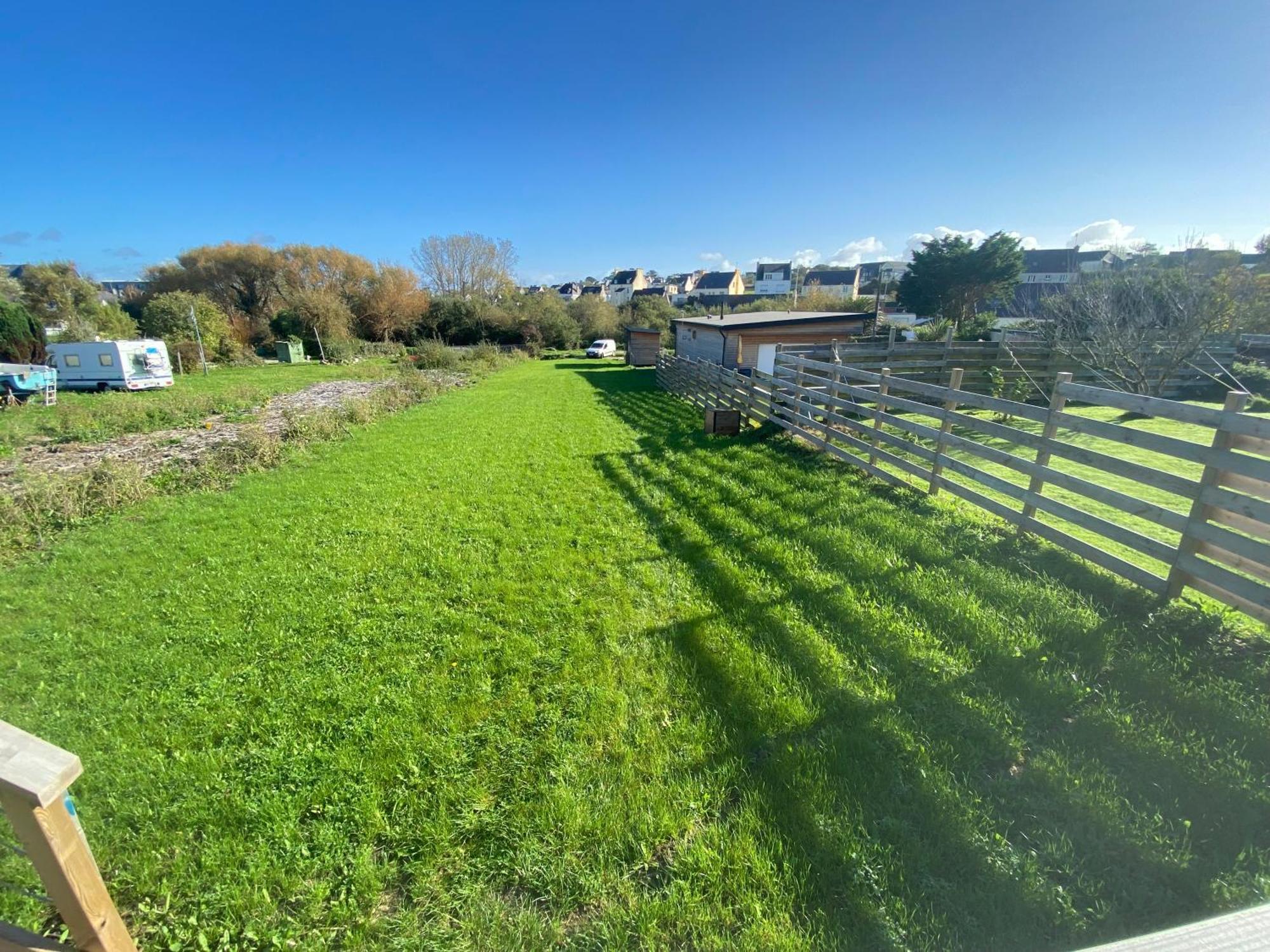 Le Tipi Bleu Tiny House Neuve Avec Terrasse Et Jardin Villa Camaret-sur-Mer Exteriör bild