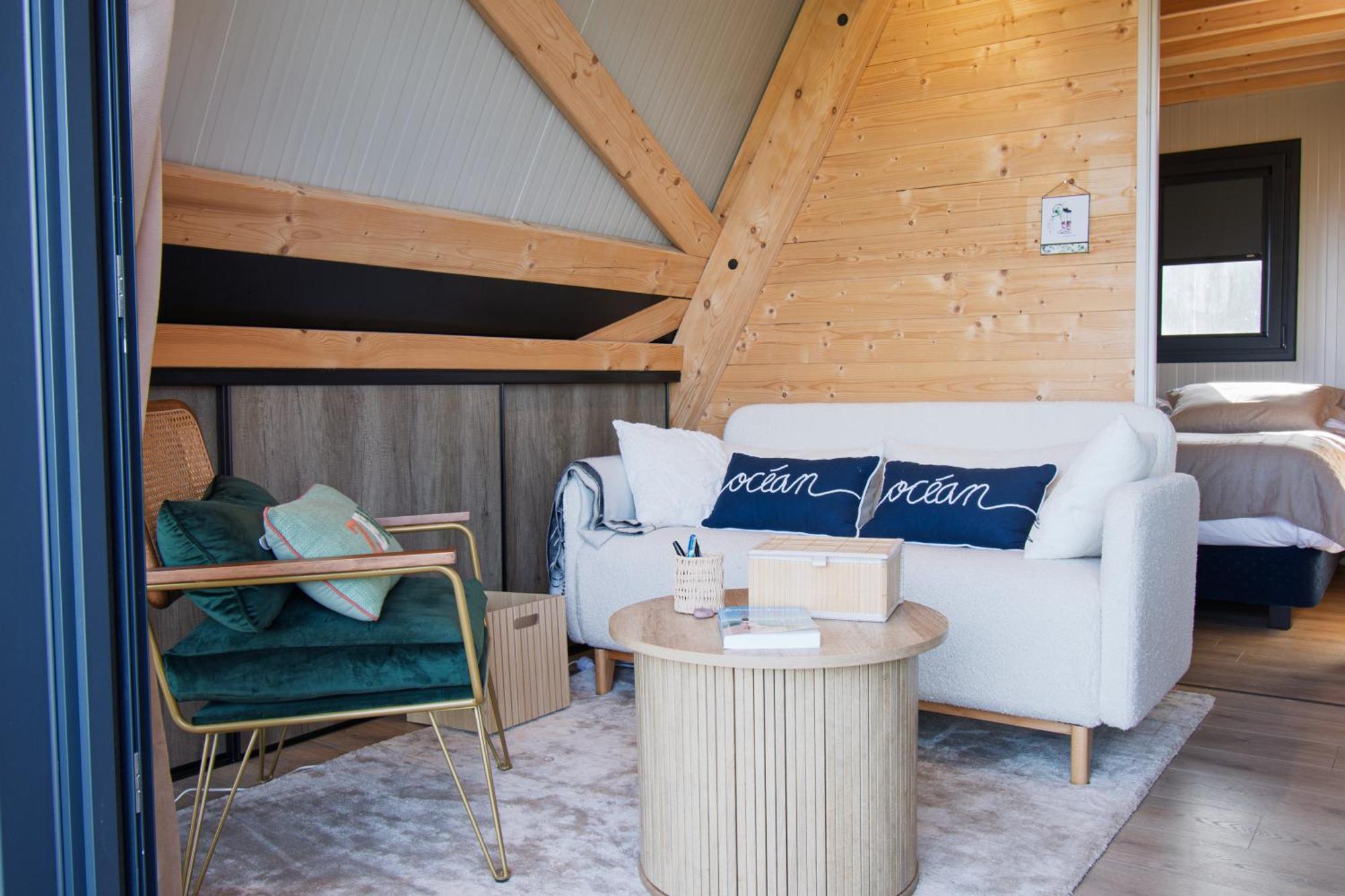 Le Tipi Bleu Tiny House Neuve Avec Terrasse Et Jardin Villa Camaret-sur-Mer Exteriör bild